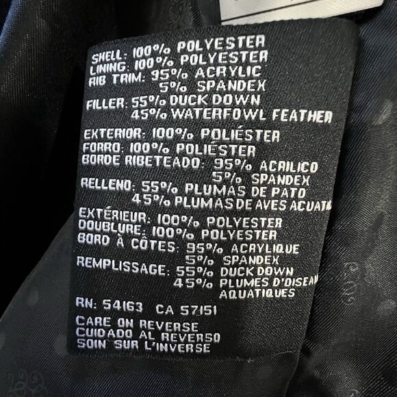 Jessica Simpson Woman’s Sz 2XL Winter Coat Down Quilted Black Water Proof Jacket - Picture 10 of 13